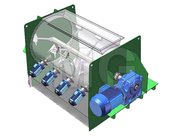犁刀混合機(jī)三維圖
