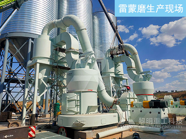 煤系高嶺土雷蒙磨粉機生產(chǎn)現(xiàn)場