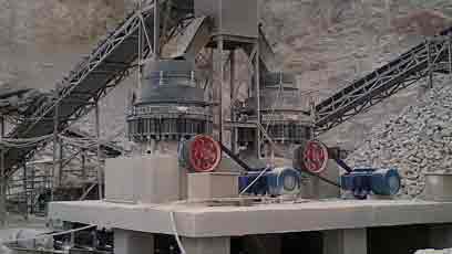 圓錐破碎機生產(chǎn)線現(xiàn)場